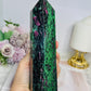 Large Ruby In Zoisite Chunky Tower 17.5cm 788g (UV Reactive)