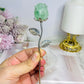 Green Fluorite Forever Rose 15cm