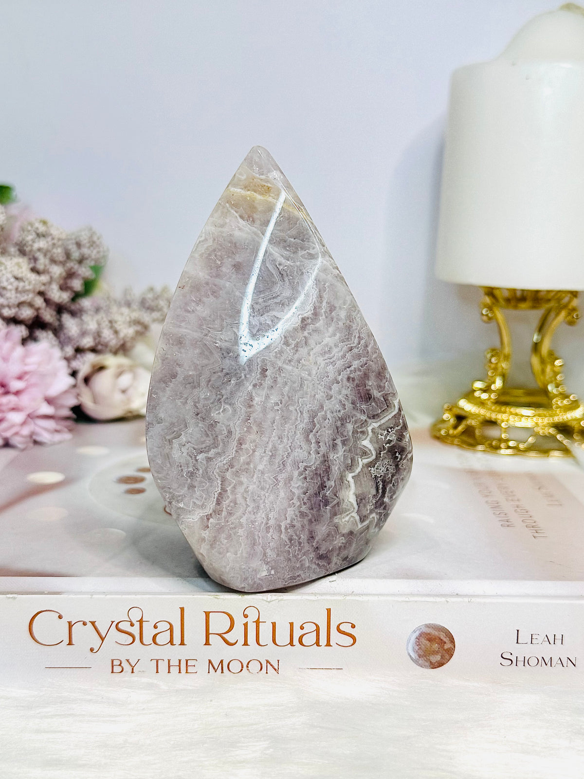 Chevron Amethyst Freeform | Flame 11cm 360g