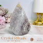 Chevron Amethyst Freeform | Flame 11cm 360g
