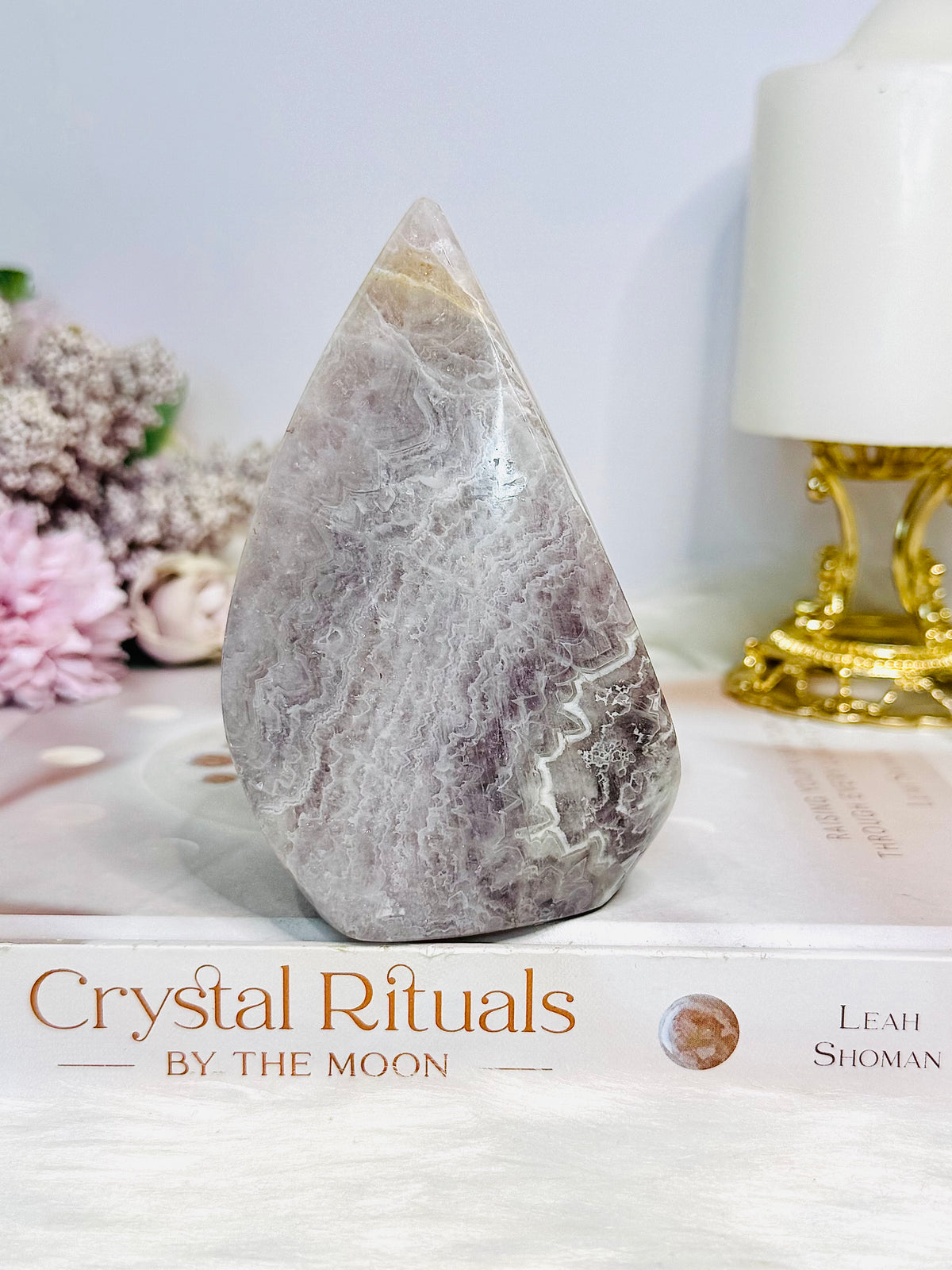 Chevron Amethyst Freeform | Flame 11cm 360g