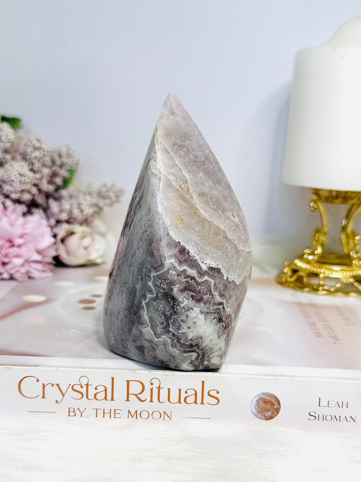 Chevron Amethyst Freeform | Flame 11cm 360g