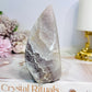 Chevron Amethyst Freeform | Flame 11cm 360g