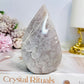 Chevron Amethyst Freeform | Flame 11cm 360g