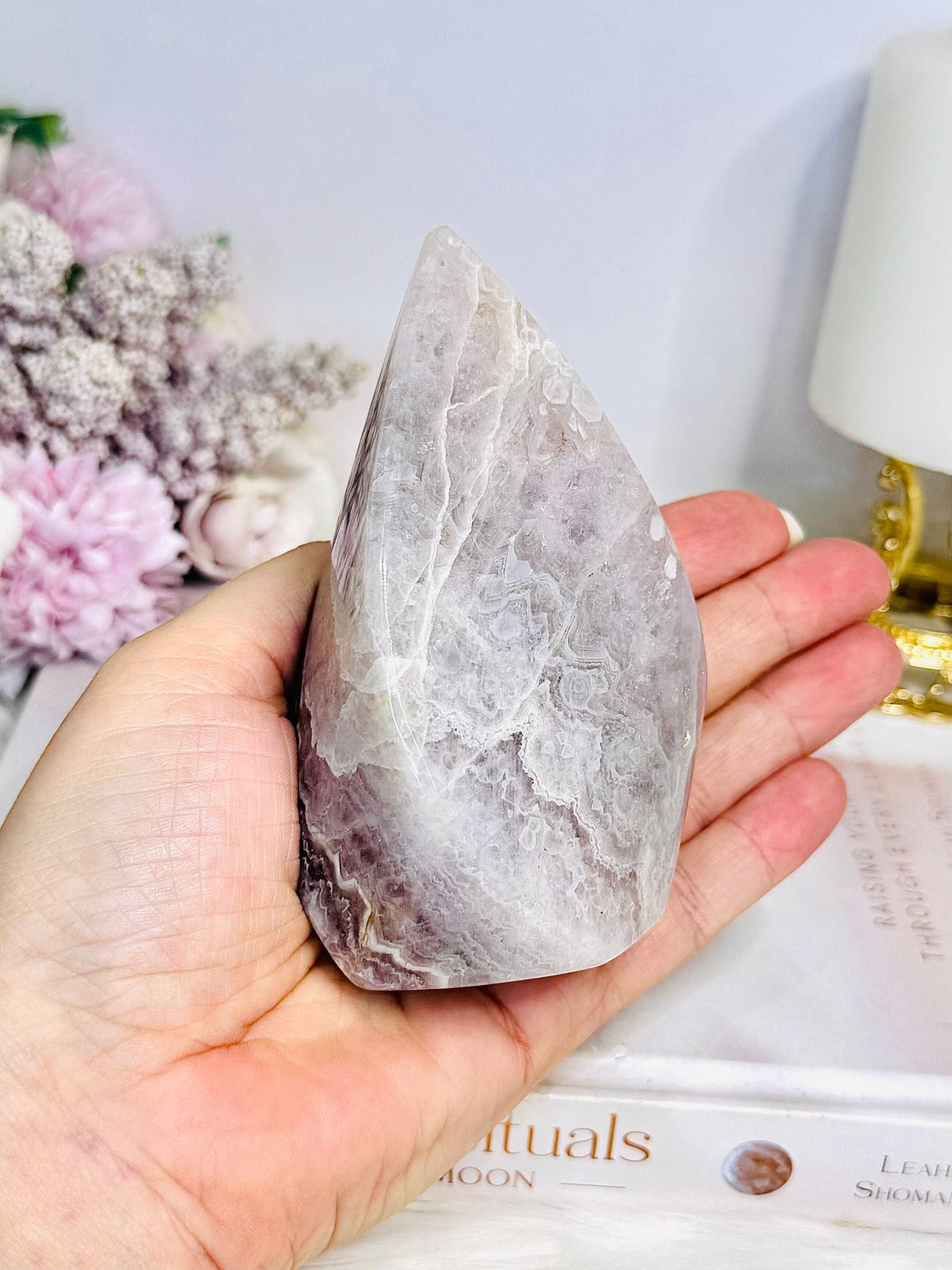 Chevron Amethyst Freeform | Flame 11cm 360g