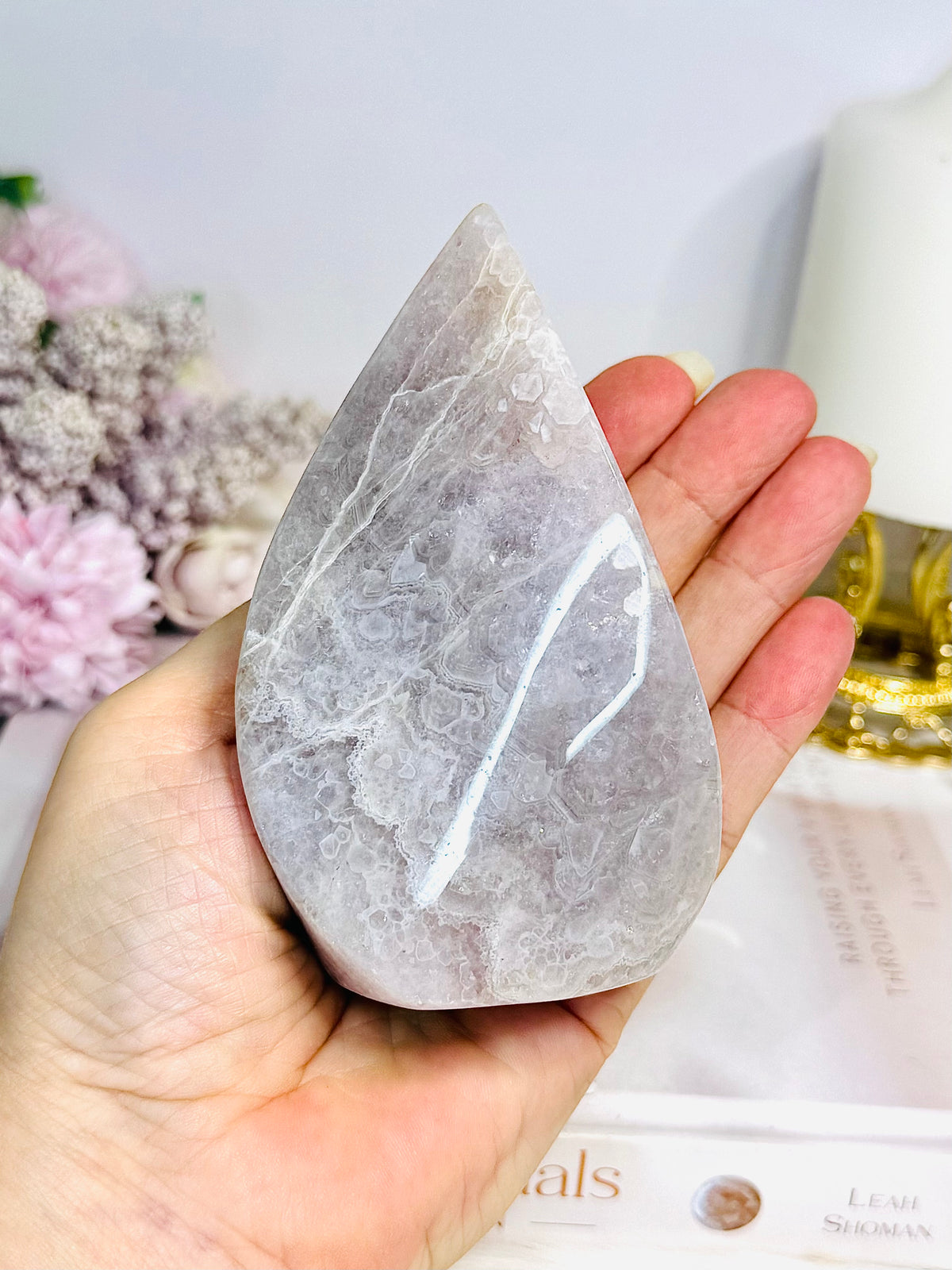 Chevron Amethyst Freeform | Flame 11cm 360g