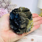Volcano Agate (UV Reactive) Carved Flower 274g