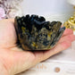 Volcano Agate (UV Reactive) Carved Flower 274g