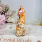 Money Agate Druzy Tower 7.5cm