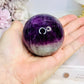 High Grade Watermelon Fluorite Sphere on Stand 337g