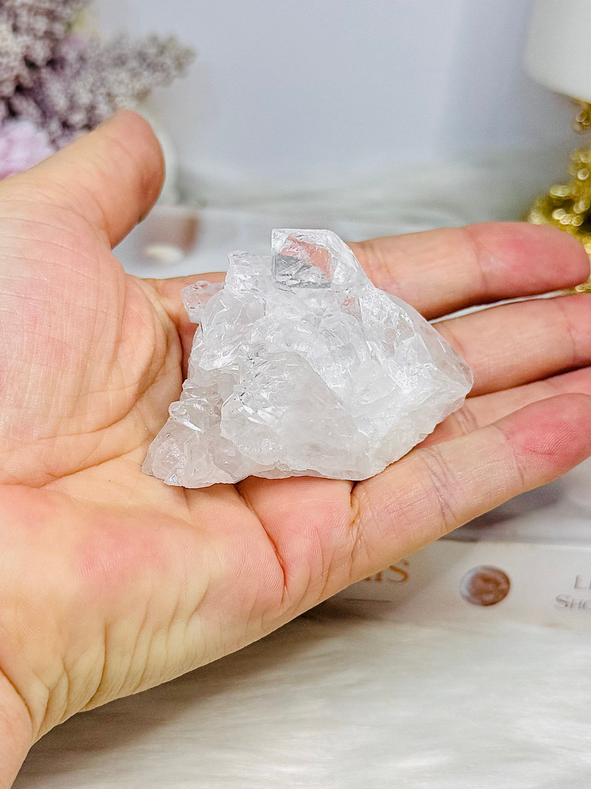 High Grade Clear Quartz Cluster 87g