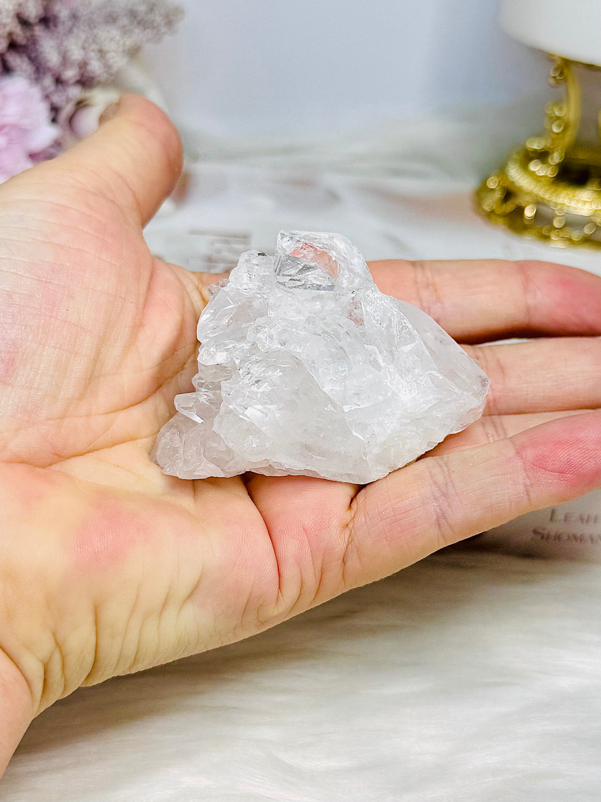 High Grade Clear Quartz Cluster 87g
