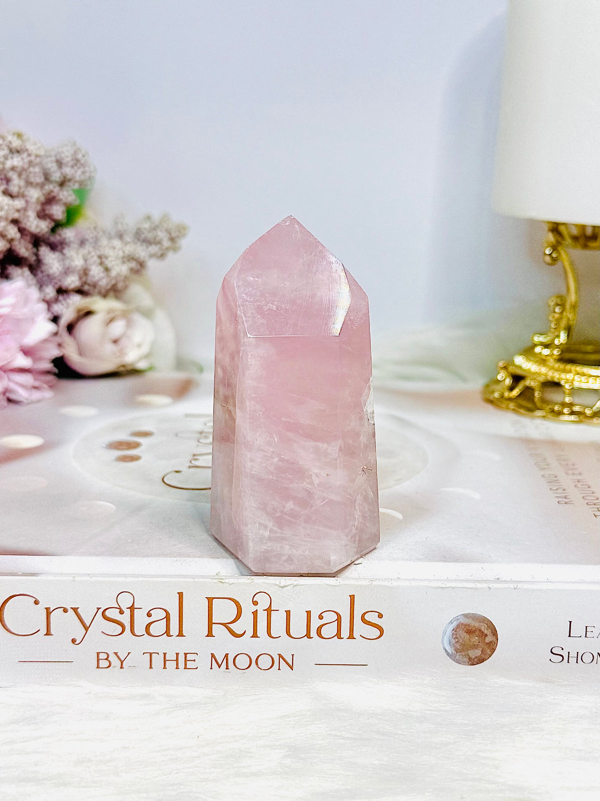 Chunky Rose Quartz Tower 7cm