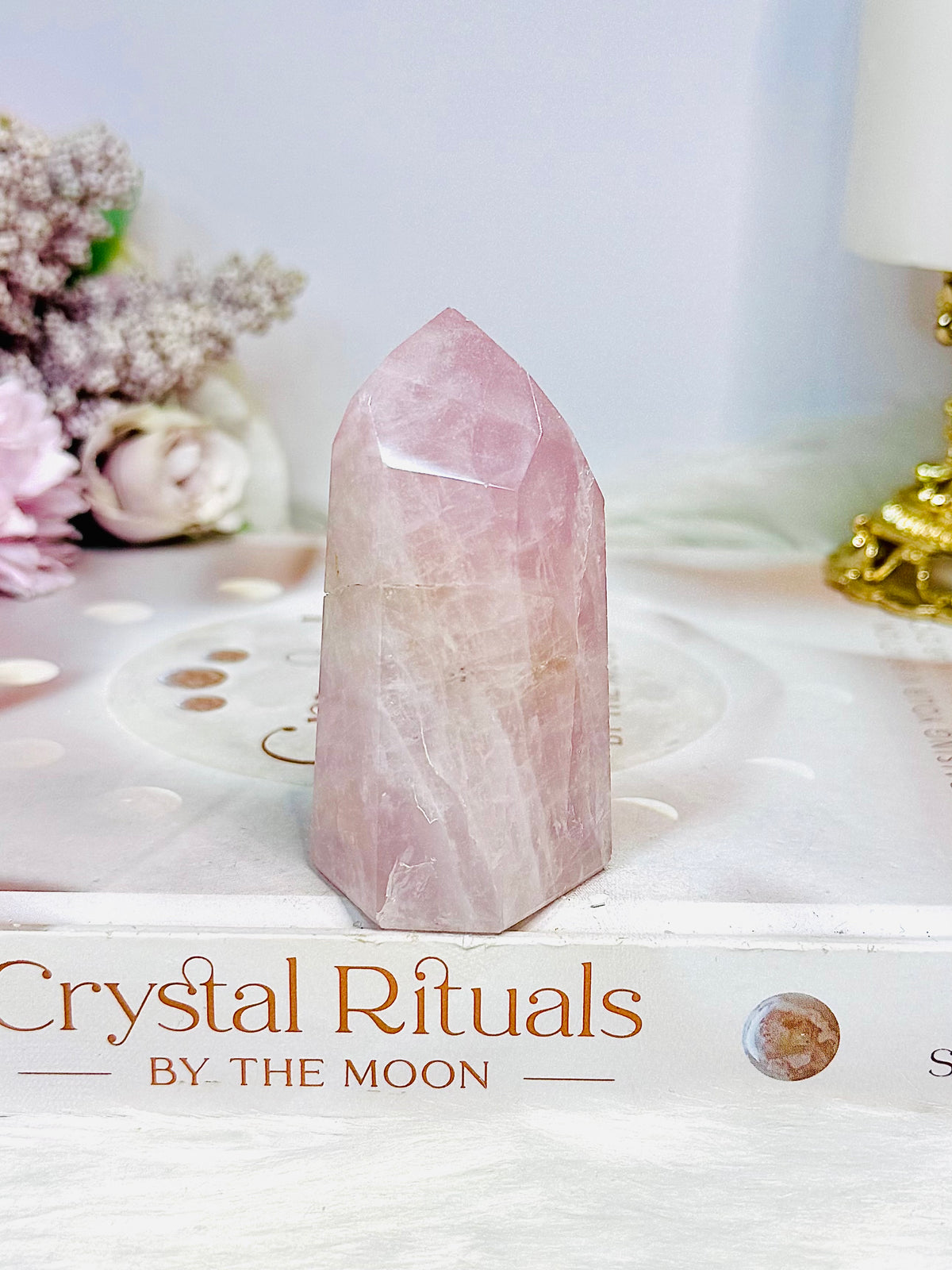 Chunky Rose Quartz Tower 7cm