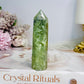 Prehnite Druzy Tower 8.5cm