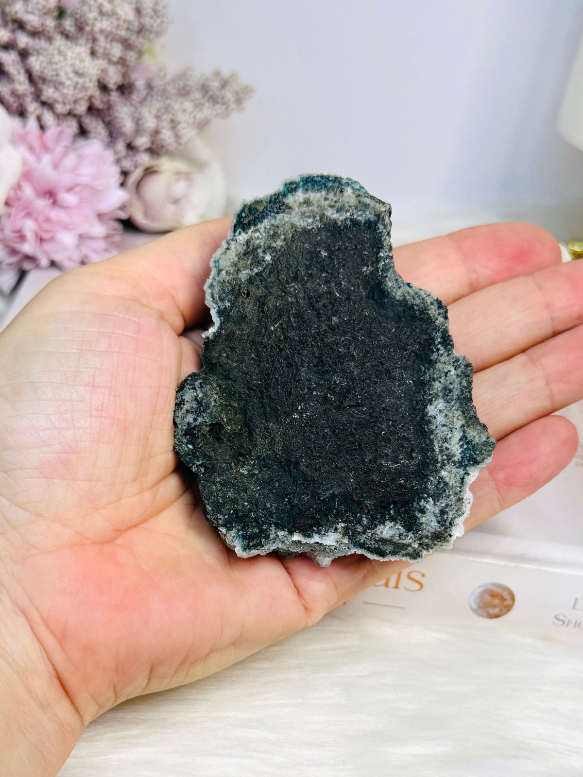 Natural Sphalerite with Calcite Specimen 9cm