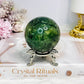 Large Prehnite Sphere On Stand 308g
