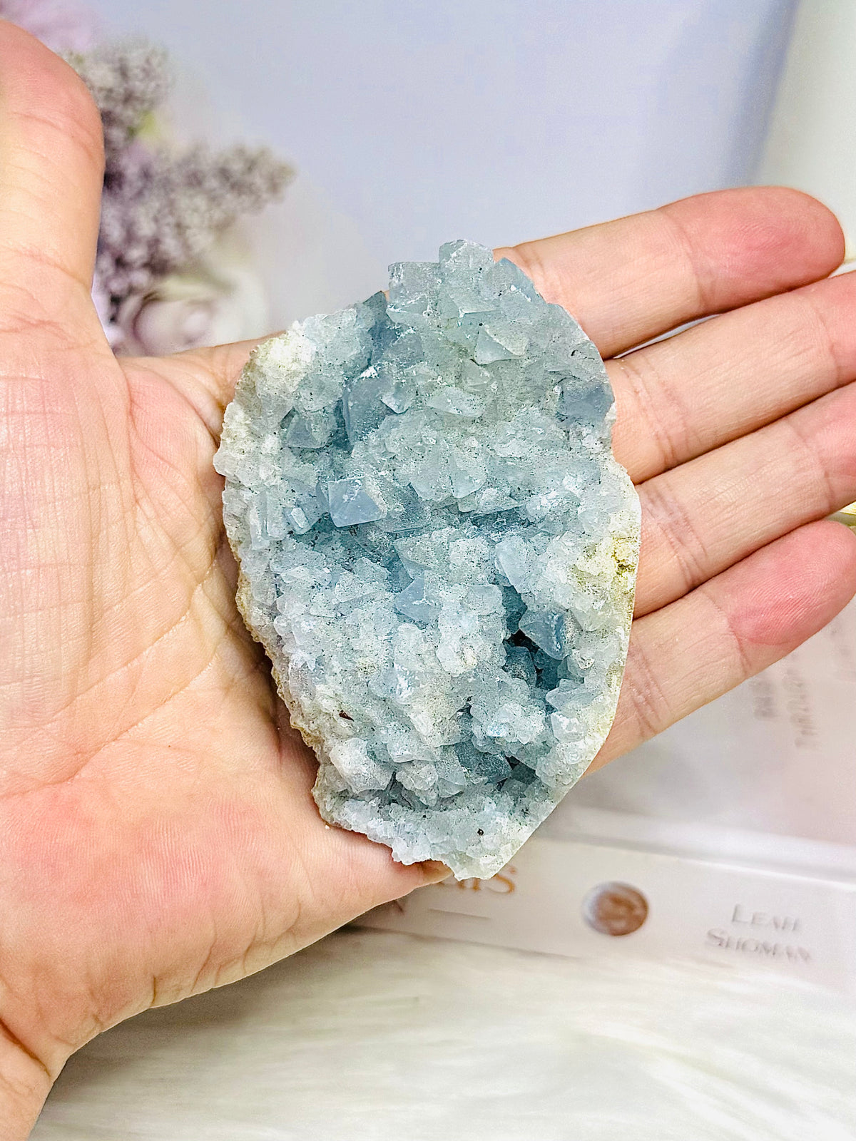 Blue Celestite Cluster 8cm