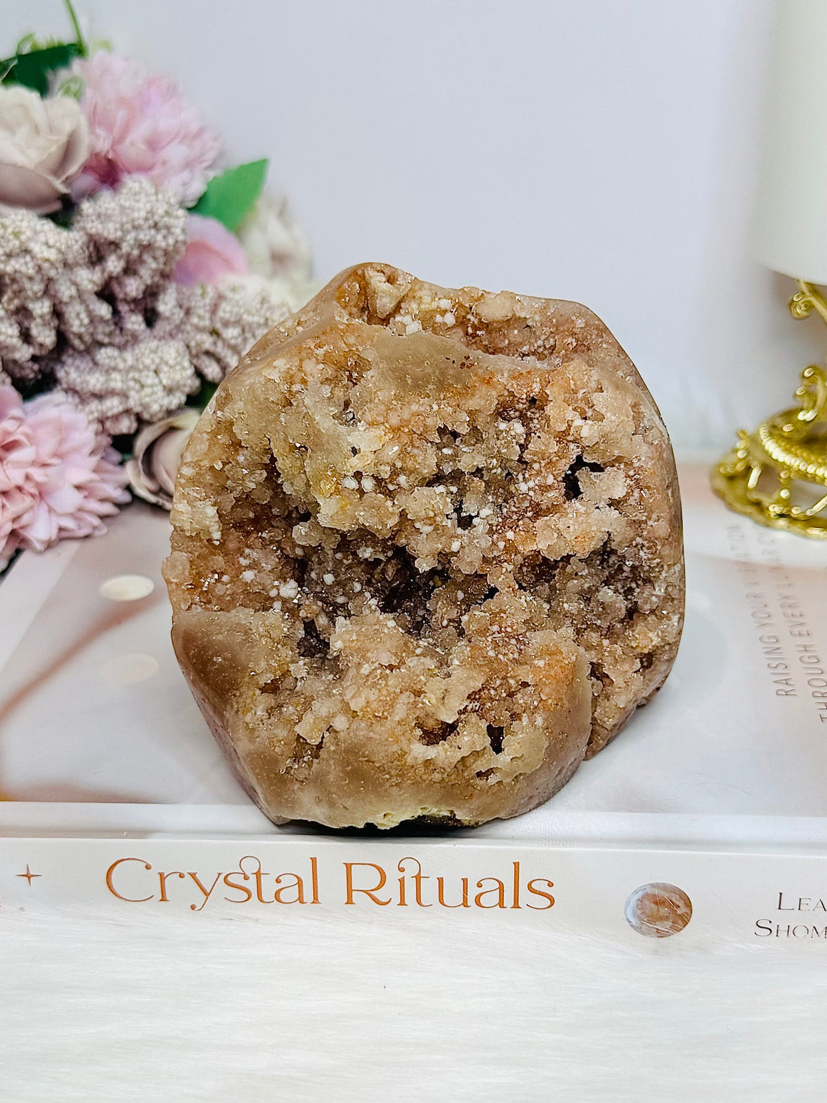 Large Natural Pink Amethyst Druzy Freeform 9cm 581g
