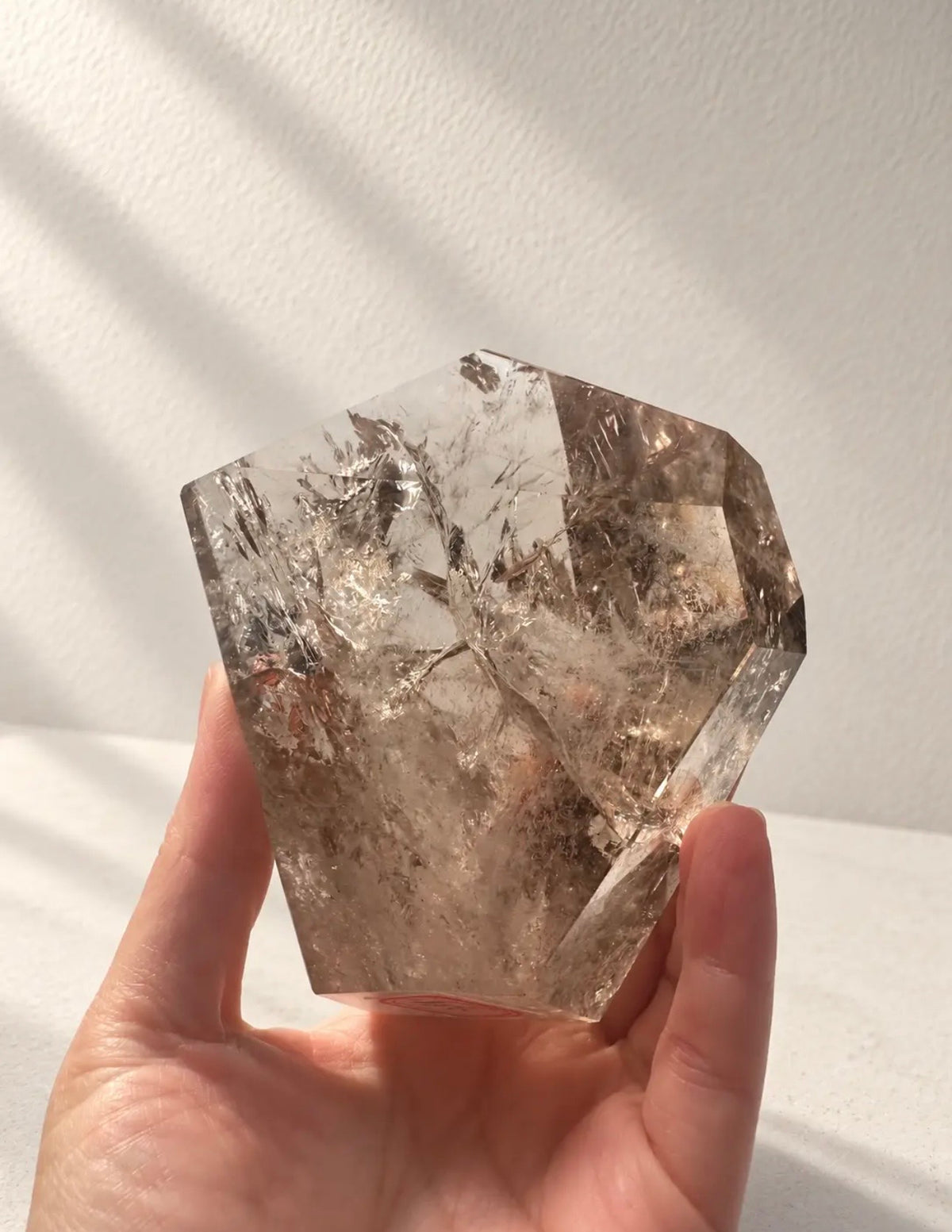 Brazilian Smokey Quartz Freeform with Rainbows 10cm 635g