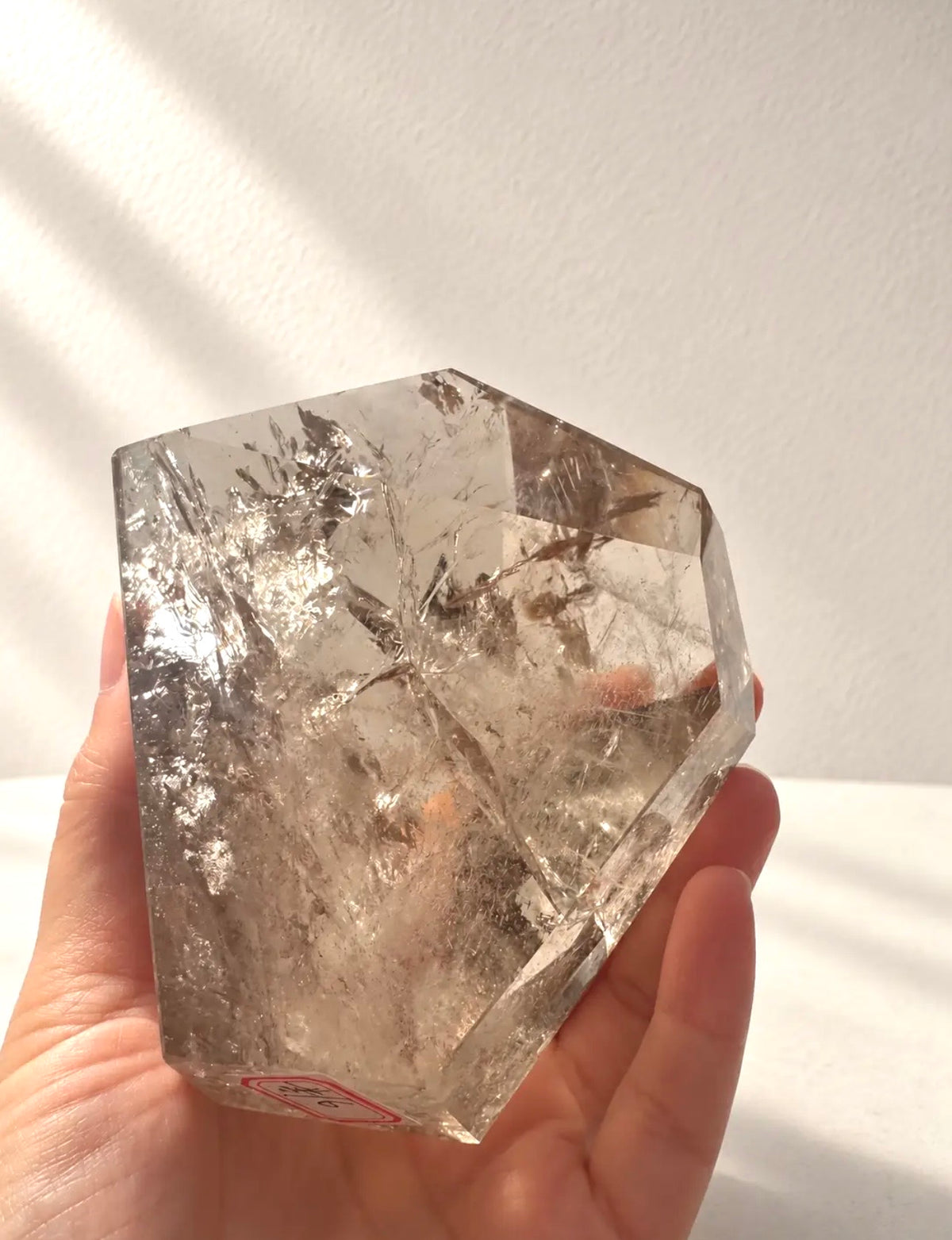 Brazilian Smokey Quartz Freeform with Rainbows 10cm 635g
