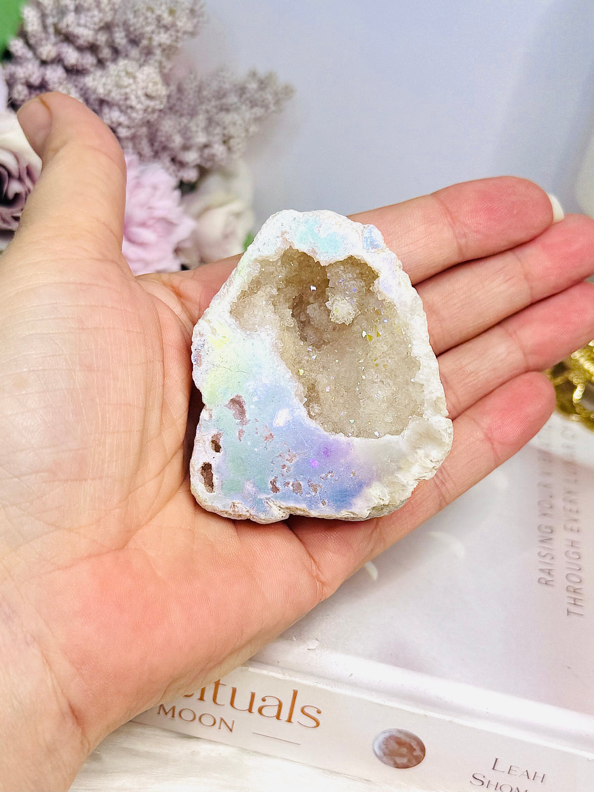 Angel Aura Moroccan Geode 67g