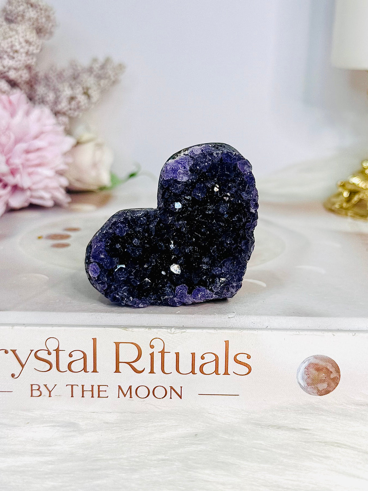 Amethyst Cluster Heart 5.5cm
