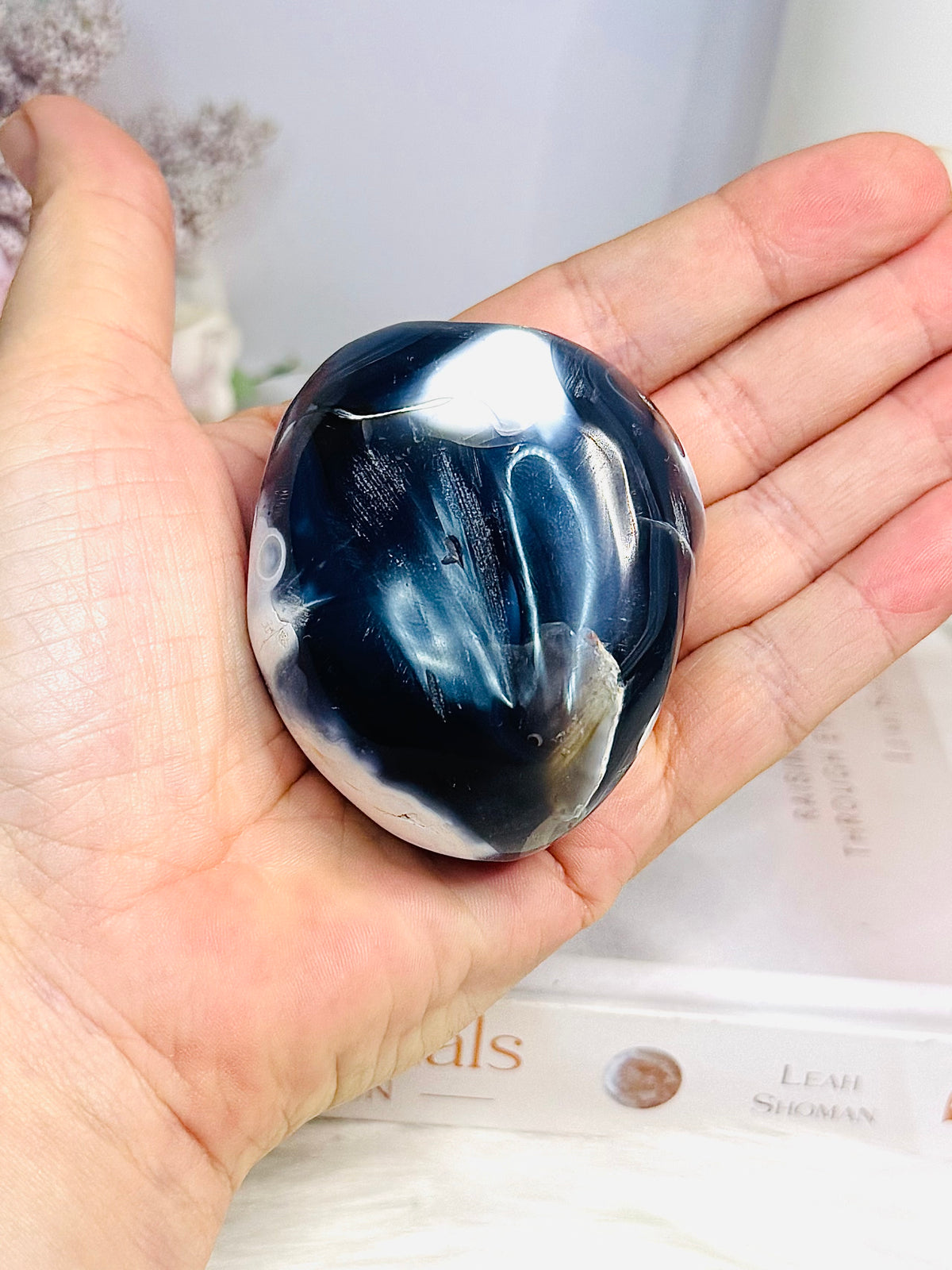 Orca Agate Natural Freeform 178g