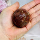 High Grade Sparkling Gold Sunstone X Moonstone Sphere on Stand 152g