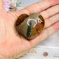 Polychrome Jasper Puffy Heart 79g