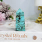 Natural Turquoise Tower 6cm