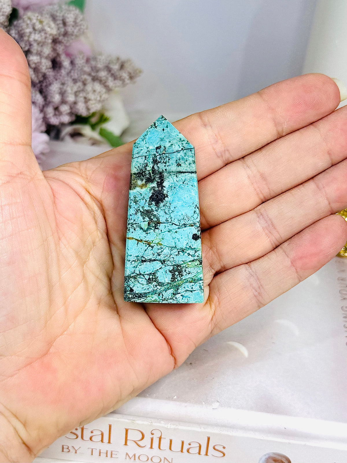 Natural Turquoise Tower 6cm