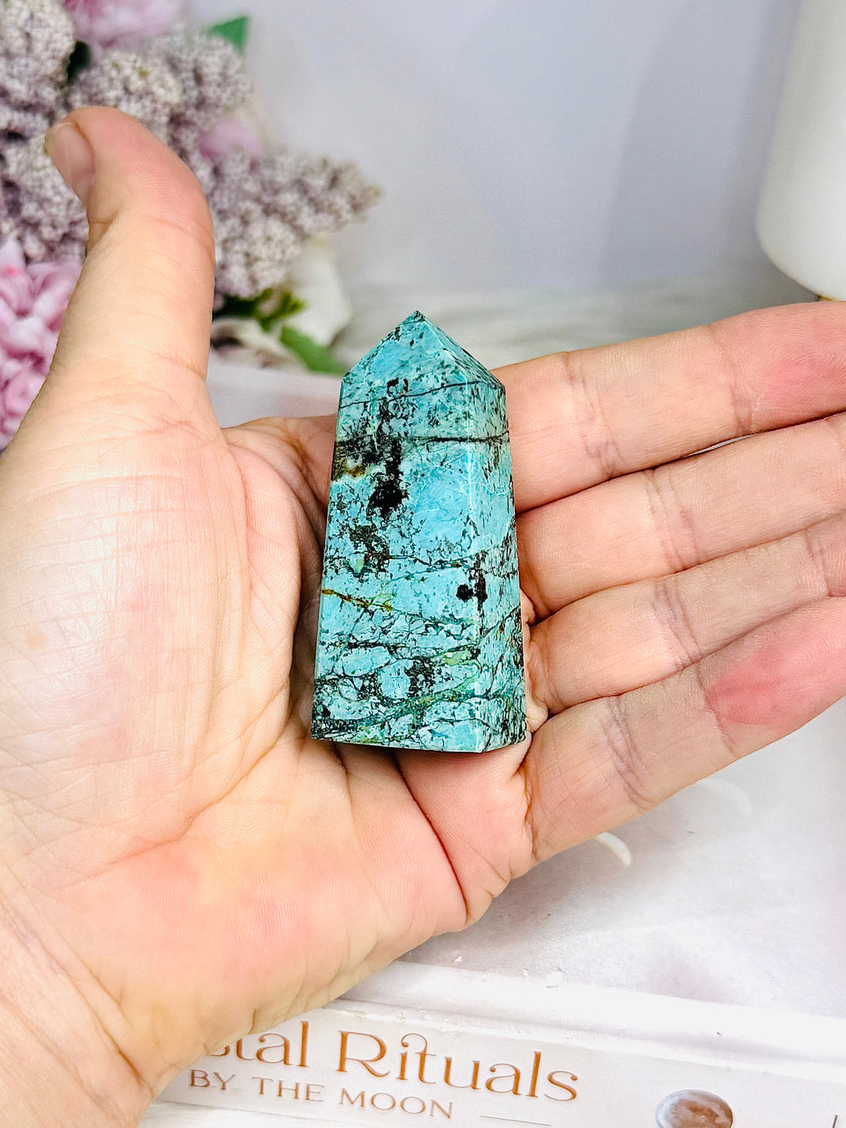 Natural Turquoise Tower 6cm