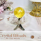 High Grade Honey Calcite Sphere on Stand 7cm