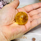 High Grade Honey Calcite Sphere on Stand 7cm
