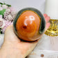 Large Polychrome Jasper Sphere on Stand 746g
