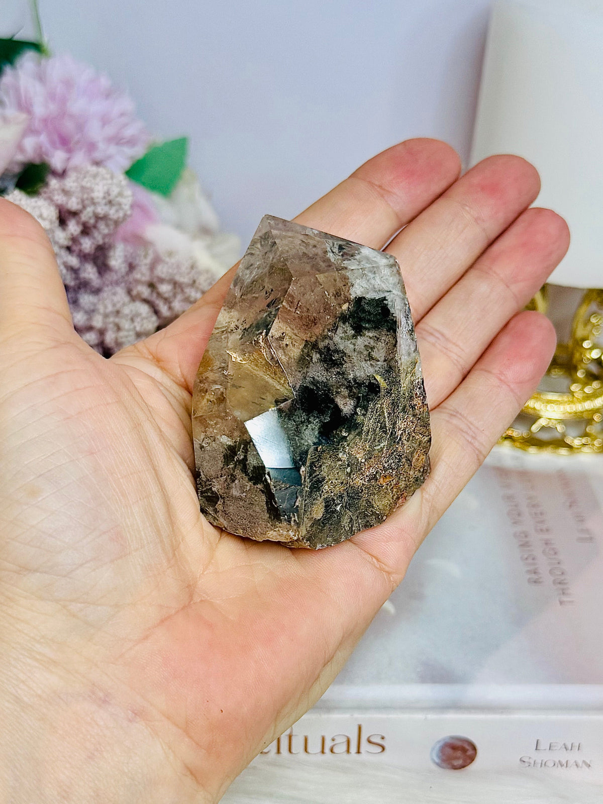 Garden Quartz | Lodolite Natural Freeform 143g
