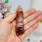Fire Quartz Tower 8.5cm