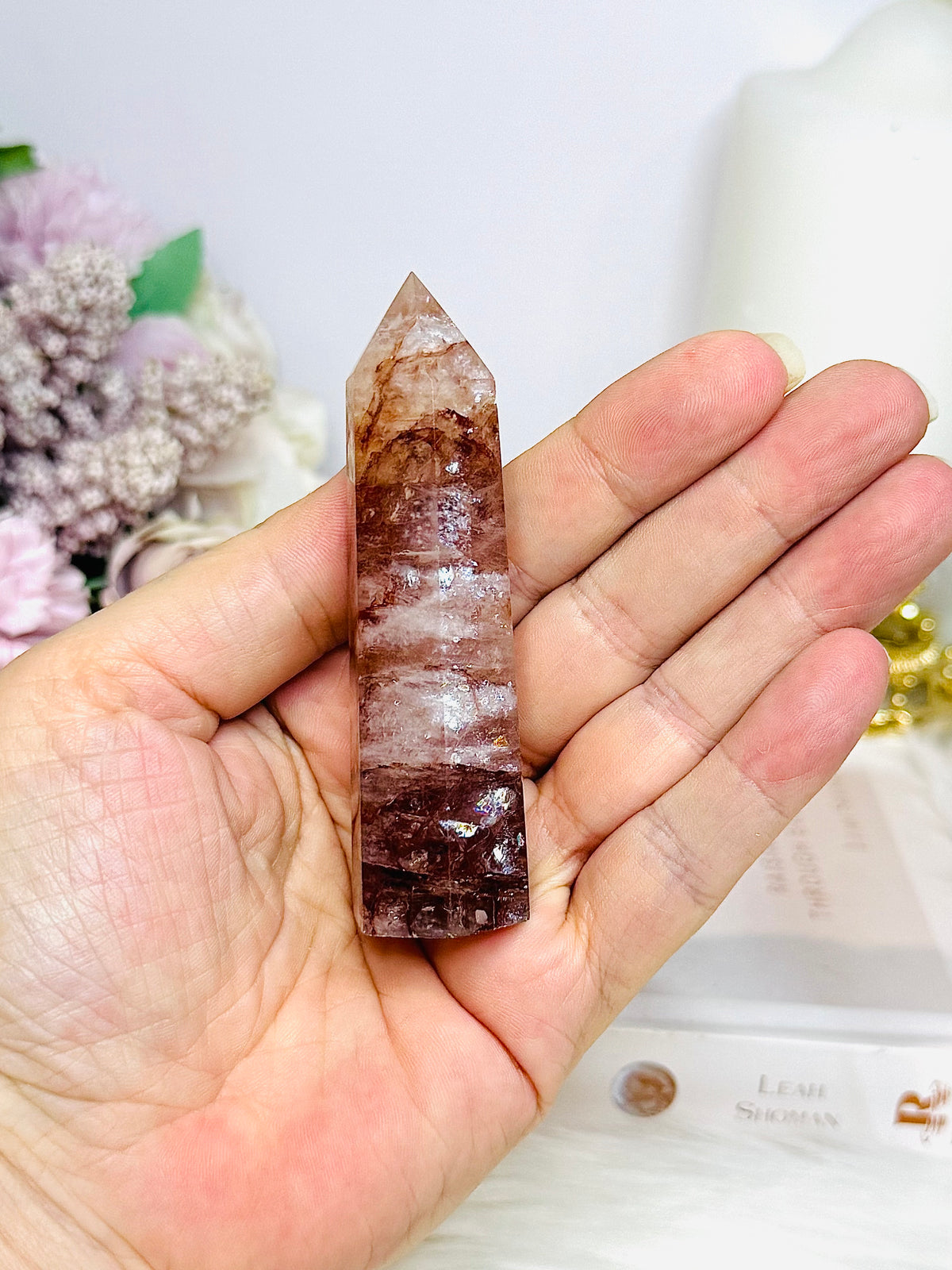 Fire Quartz Tower 8.5cm
