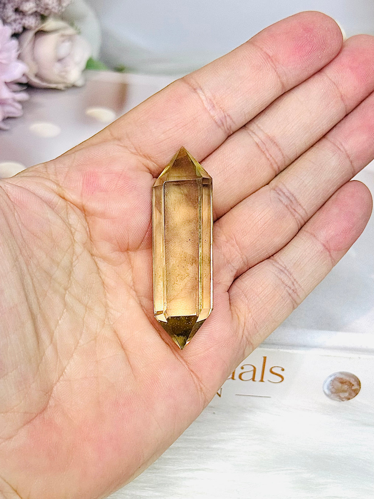 Citrine Double Terminated Point 5.5cm