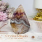 Chevron Amethysy Freeform 10cm 441g