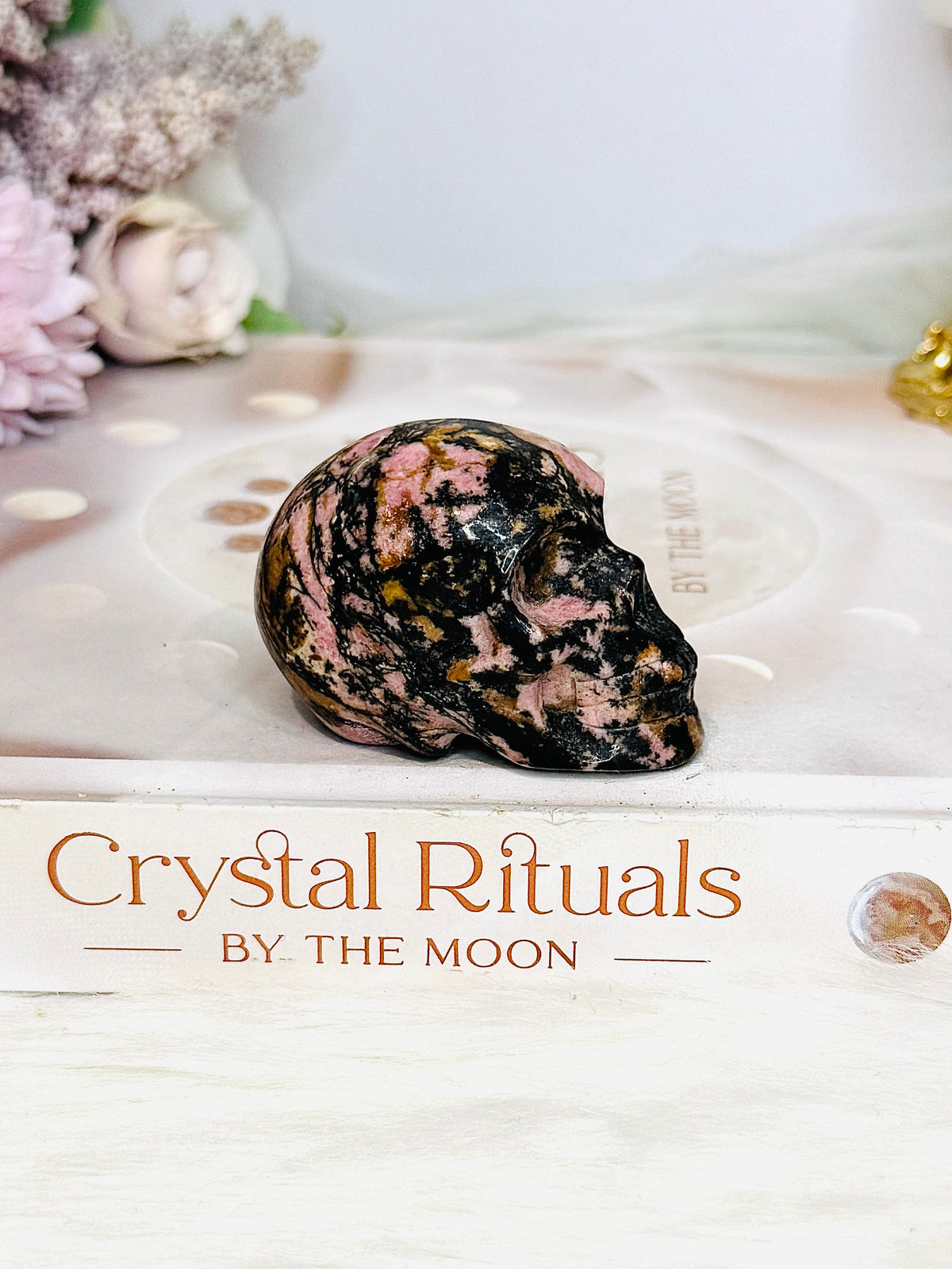 Pink Rhodonite Skull 5.5cm
