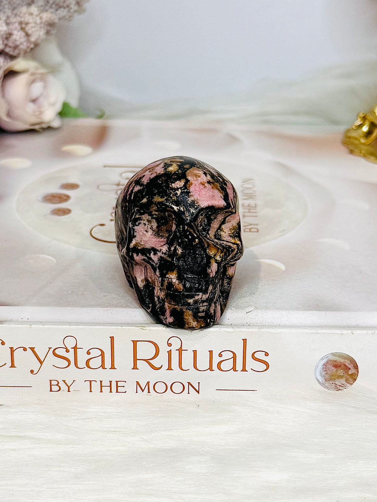 Pink Rhodonite Skull 5.5cm