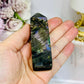 Labradorite Tower with Purple Flash 8.5cm