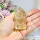 High Grade Golden Healer Tower with Rainbows 7cm