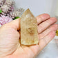 High Grade Golden Healer Tower with Rainbows 7cm