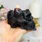 Astrophyllite & Garnet Skull Candle 11cm