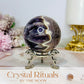 High Grade Chevron Amethyst Sphere On Stand 275g