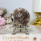 High Grade Chevron Amethyst Sphere On Stand 275g