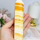 High Grade Orange Calcite Tower 15.5cm